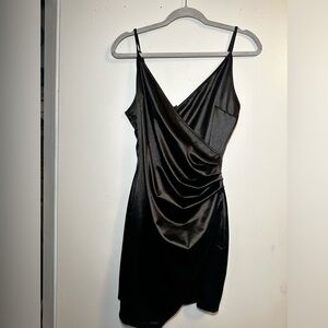 Black mini dress